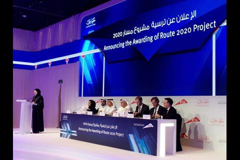 The Expolink consortium has been selected to build the Route 2020 branch of the Dubai metro Red Line to serve the Expo 2020 site.